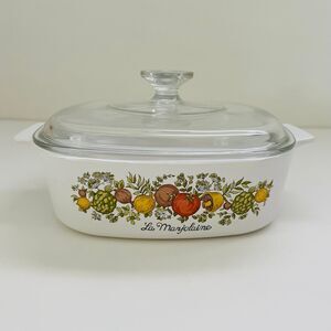 CORNINGWARE CORNINGWARE Spice o' Life A-2-B 2 Quart Casserole Dish With Lid